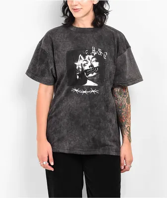 Hell & Company Demon Eyes Black Wash T-Shirt