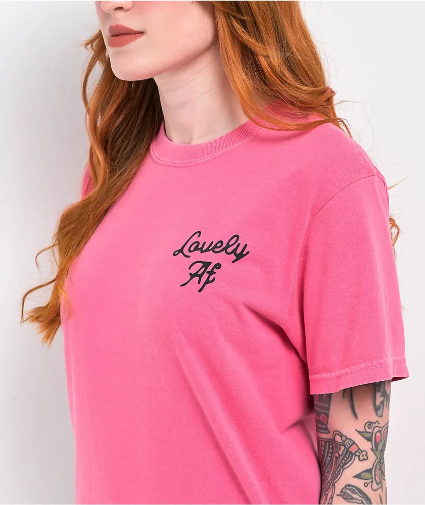 Hell Babes Lovely Electric Pink T-Shirt