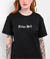 Hell Babes Raise Hell Black T-Shirt