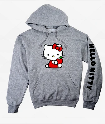 Hello Kitty Apple Grey Hoodie