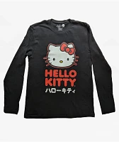 Hello Kitty Black Long Sleeve T-Shirt