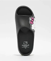 Hello Kitty Black Slide Sandals