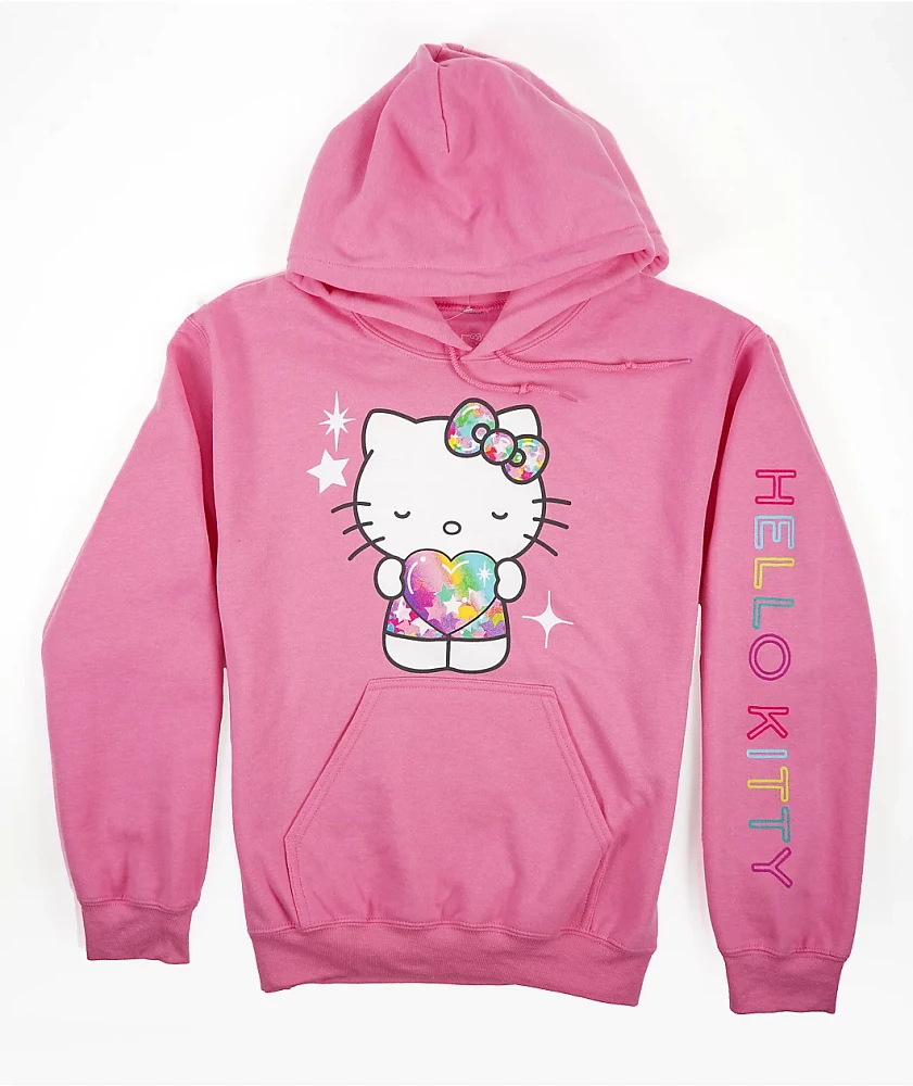 Hello Kitty Heart Pink Hoodie