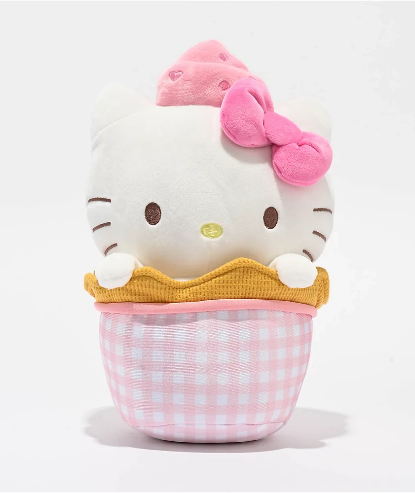 Hello Kitty Ice Cream Sundae Plush Toy