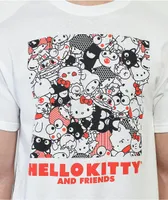 Hello Kitty Square Friends White T-Shirt