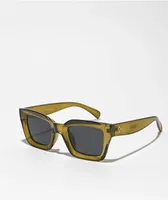 Hendrix Olive & Grey Square Polarized Sunglasses