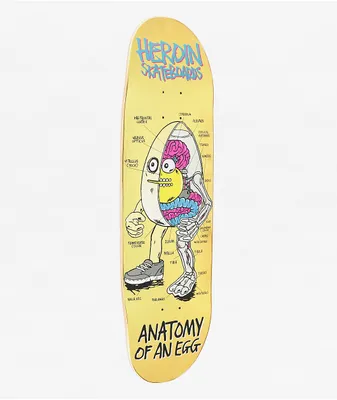 Heroin Anatomy Of An Egg 8.75" Skateboard Deck 