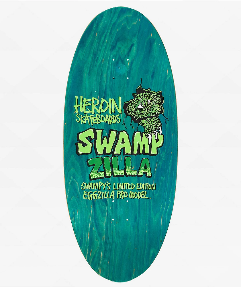 Heroin Swampzilla Egg 13" Skateboard Deck