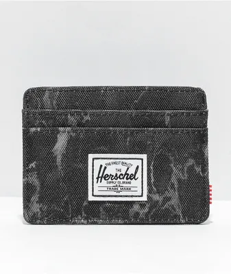 Herschel Supply Co. Charlie + Black Marble Card Wallet