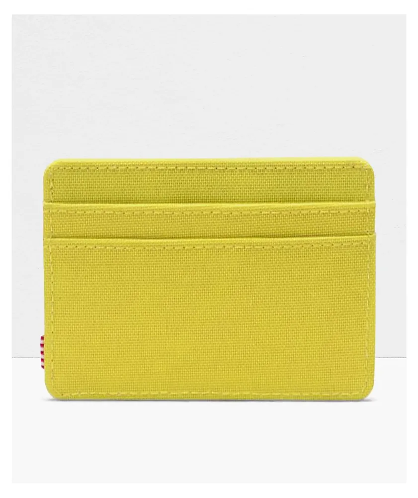 Herschel Supply Co. Charlie Rubber Sulphur Spring Cardholder Wallet