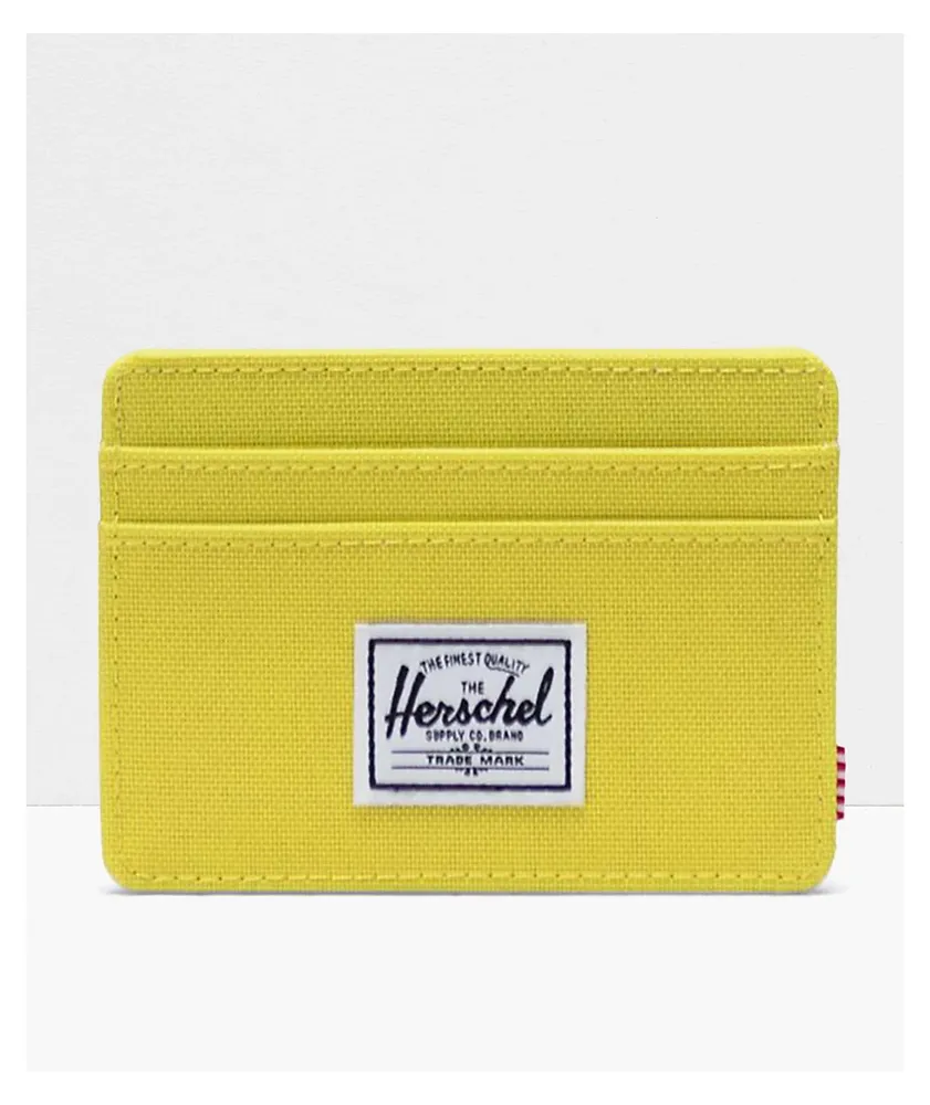 Herschel Supply Co. Charlie Rubber Sulphur Spring Cardholder Wallet