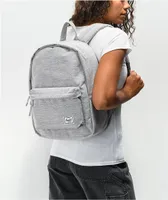 Herschel Supply Co. Classic Mid Light Grey Crosshatch Backpack