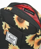 Herschel Supply Co. Cruz Sunflower Field White Crossbody Bag