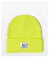 Herschel Supply Co. Elmer Highlighter Yellow Beanie