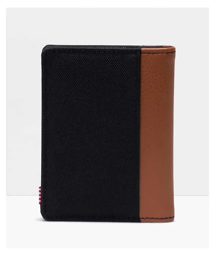 Herschel Supply Co. Gordon Black Canvas Bifold Wallet