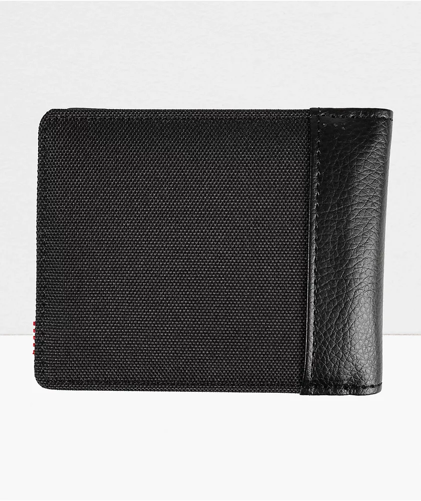 Herschel Supply Co. Hank II Black On Black Bifold Wallet