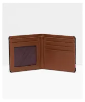 Herschel Supply Co. Hank II Leather & Canvas Black Bifold Wallet