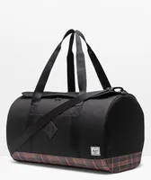 Herschel Supply Co. Heritage Black Winter Plaid Duffle Bag