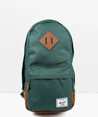Herschel Supply Co. Heritage Green & Tan Shoulder Bag