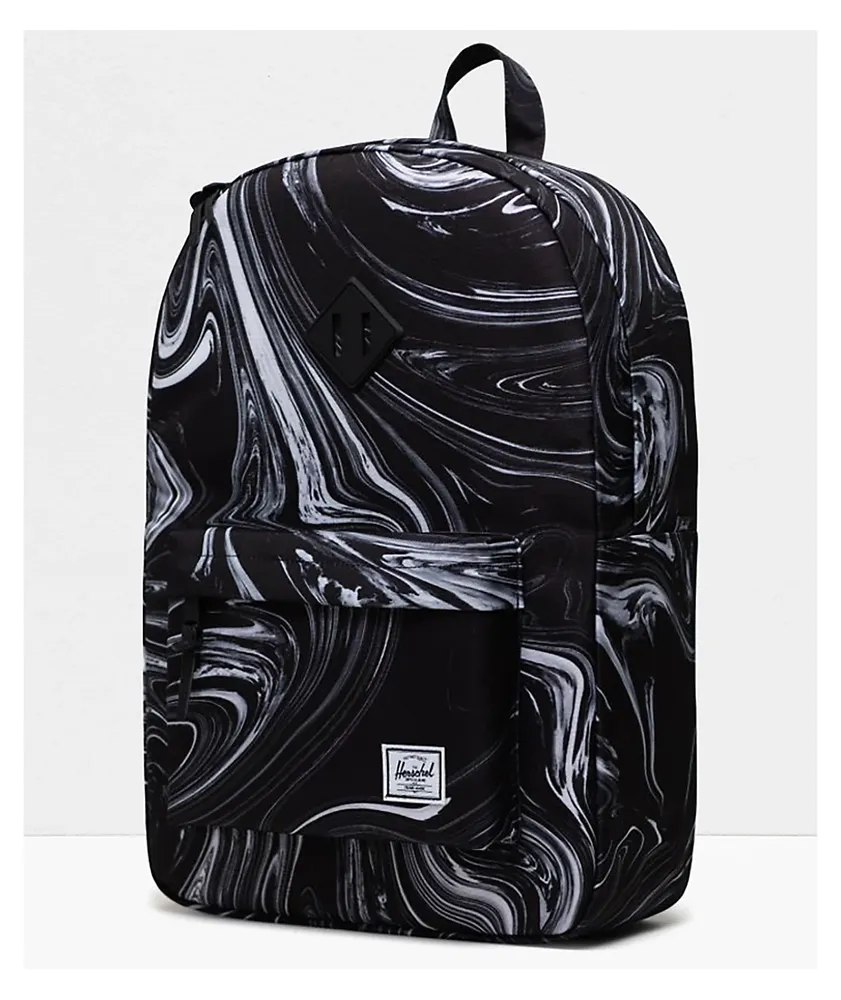 Herschel Supply Co. Heritage Paint Pour Black Backpack