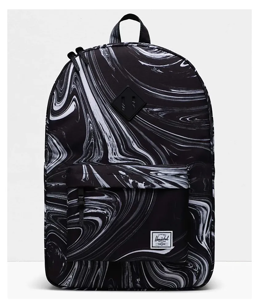 Herschel Supply Co. Heritage Paint Pour Black Backpack