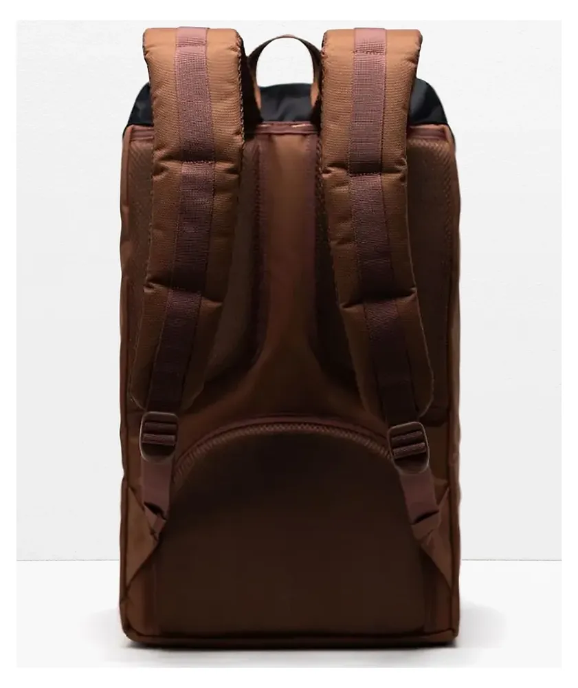 Herschel Supply Co. Little America Saddle & Black Backpack