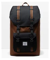 Herschel Supply Co. Little America Saddle & Black Backpack