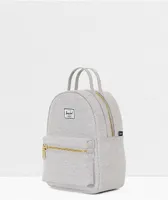 Herschel Supply Co. Nova Light Grey Hatch Mini Backpack