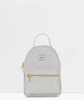 Herschel Supply Co. Nova Light Grey Hatch Mini Backpack