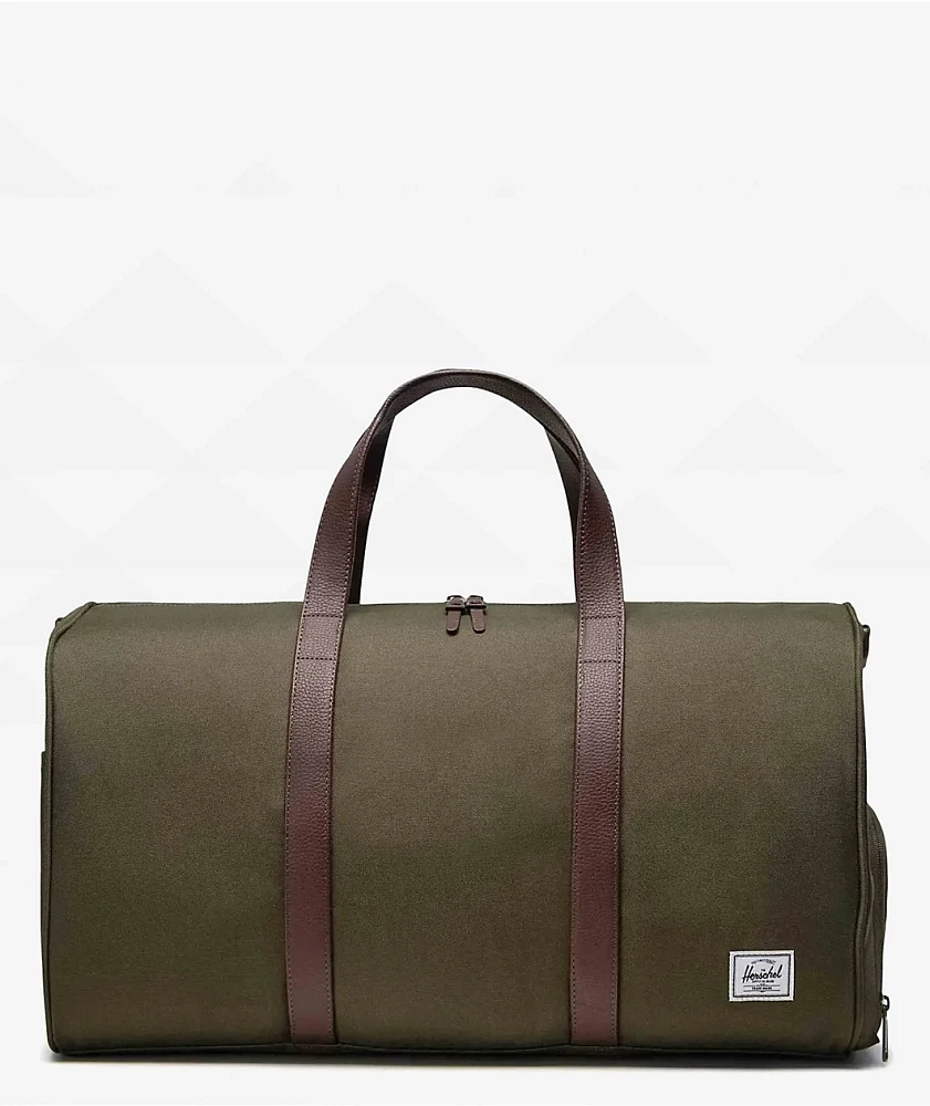 Herschel Supply Co. Novel Twill & Ivy Green Duffle Bag