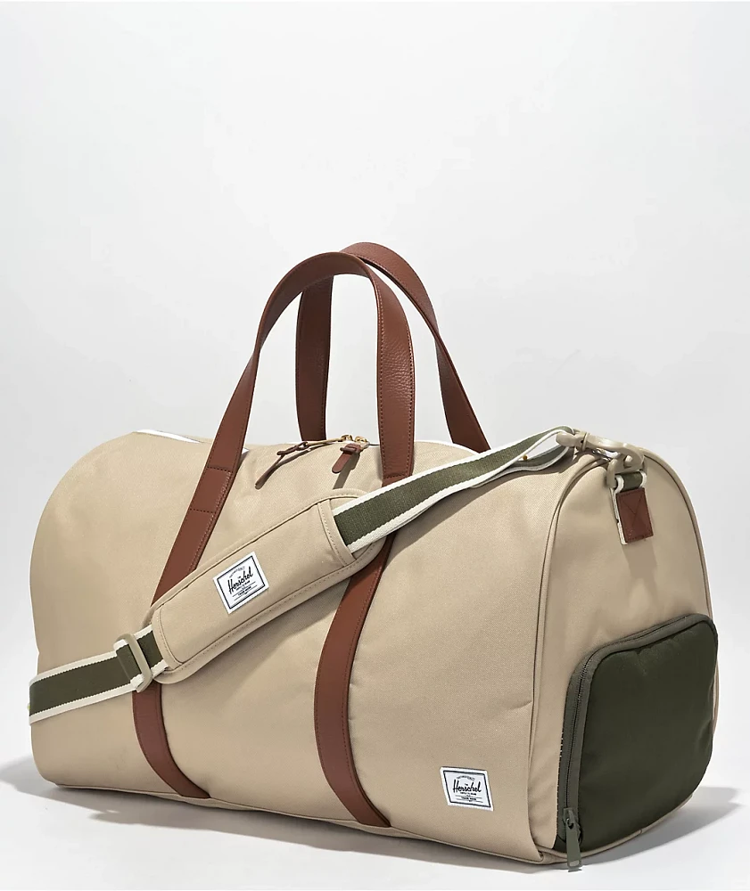 Herschel Supply Co. Novel Twill & Ivy Green Duffle Bag