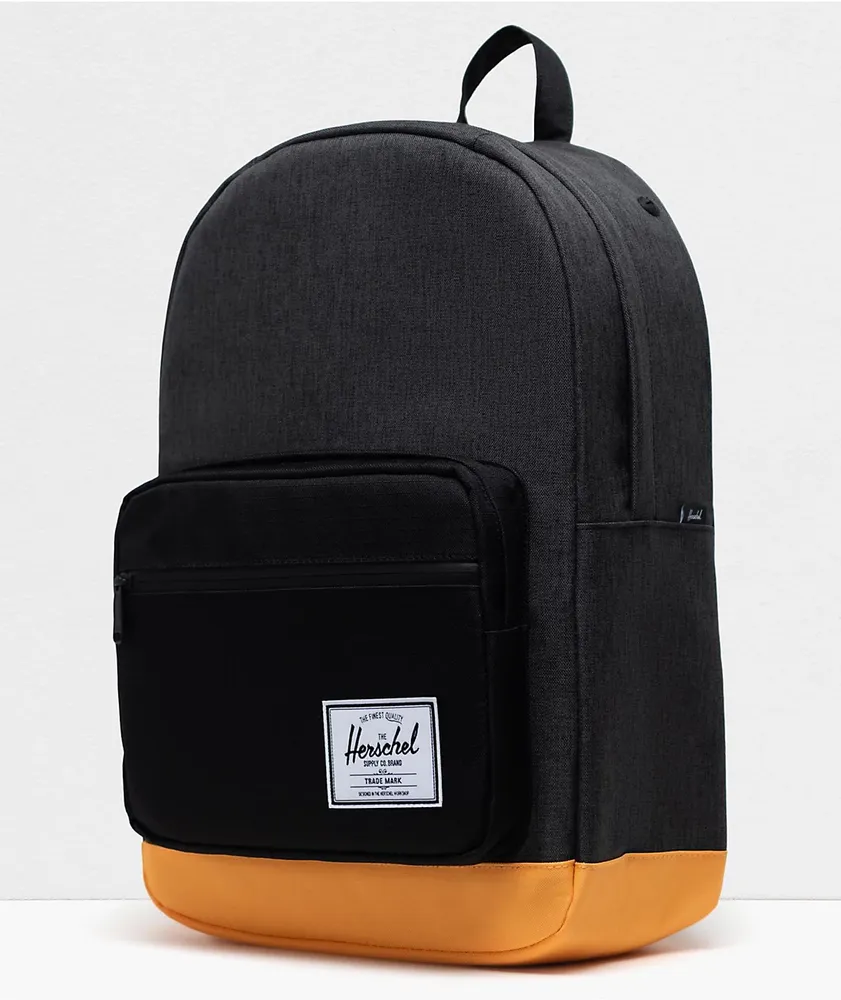 Herschel Supply Co. Pop Quiz Black & Blaze Orange Backpack