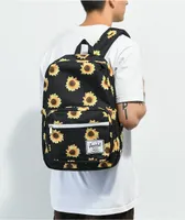 Herschel Supply Co. Pop Quiz Sunflower Field Black Backpack