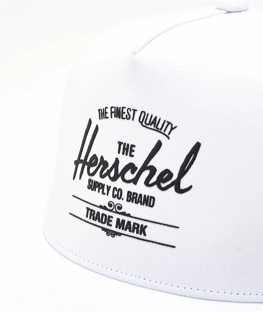Herschel Supply Co. Whaler Tall White Trucker Hat