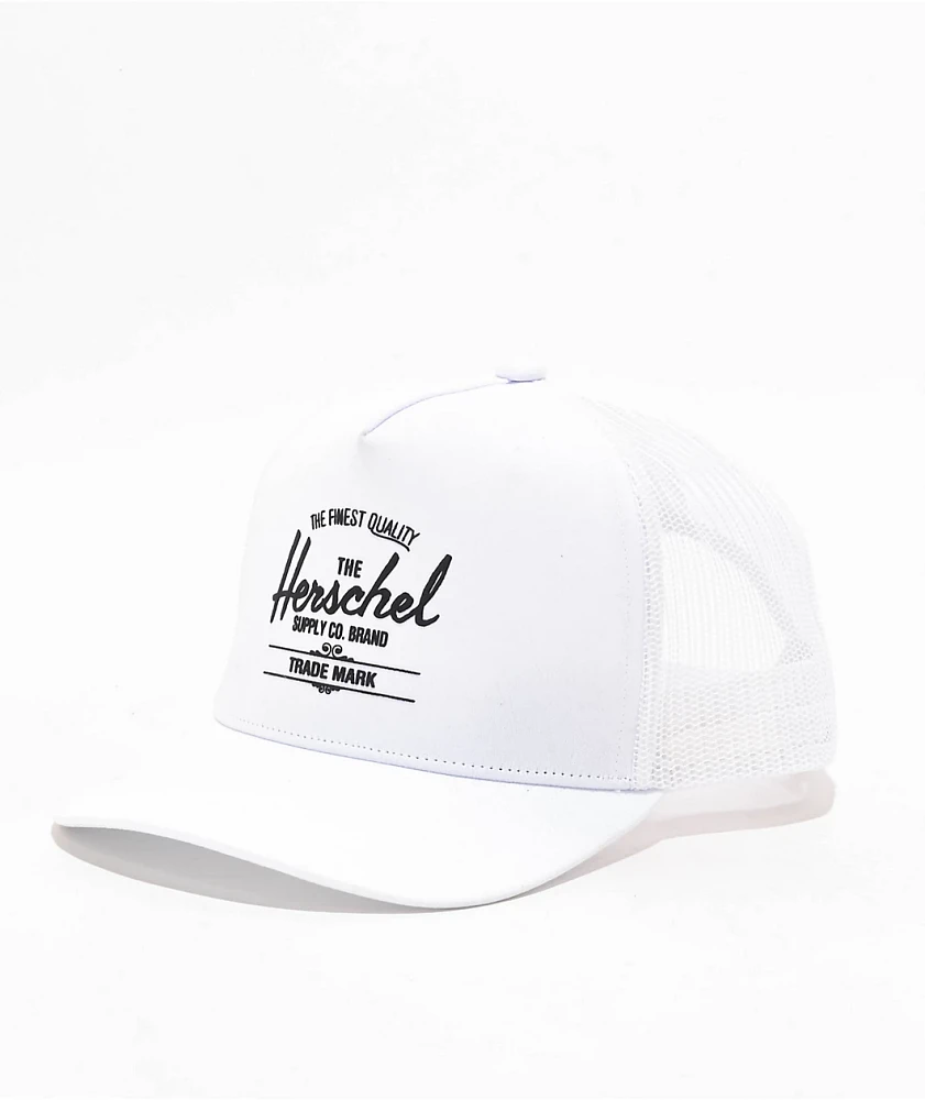 Herschel Supply Co. Whaler Tall White Trucker Hat