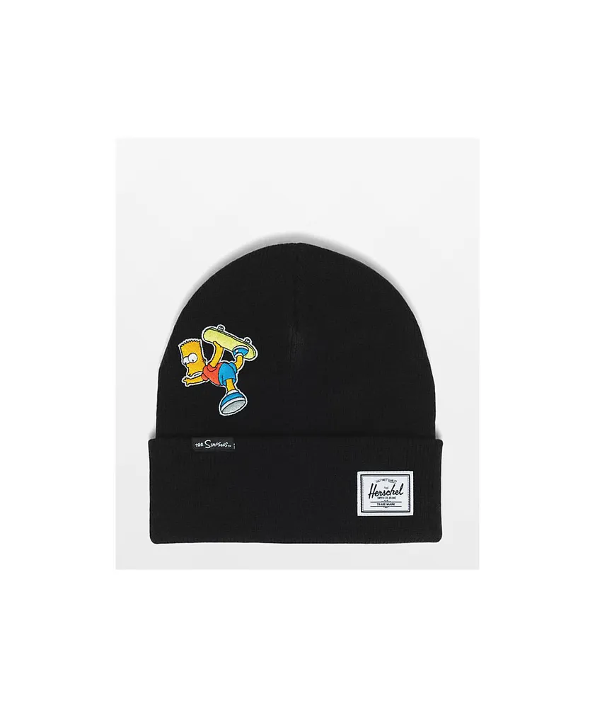 Herschel Supply Co. x Simpsons Elmer Bart Simpson Black Beanie