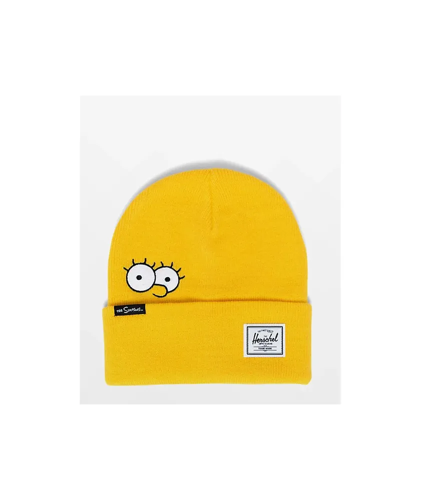 Herschel Supply Co. x Simpsons Elmer Lisa Simpson Yellow Beanie