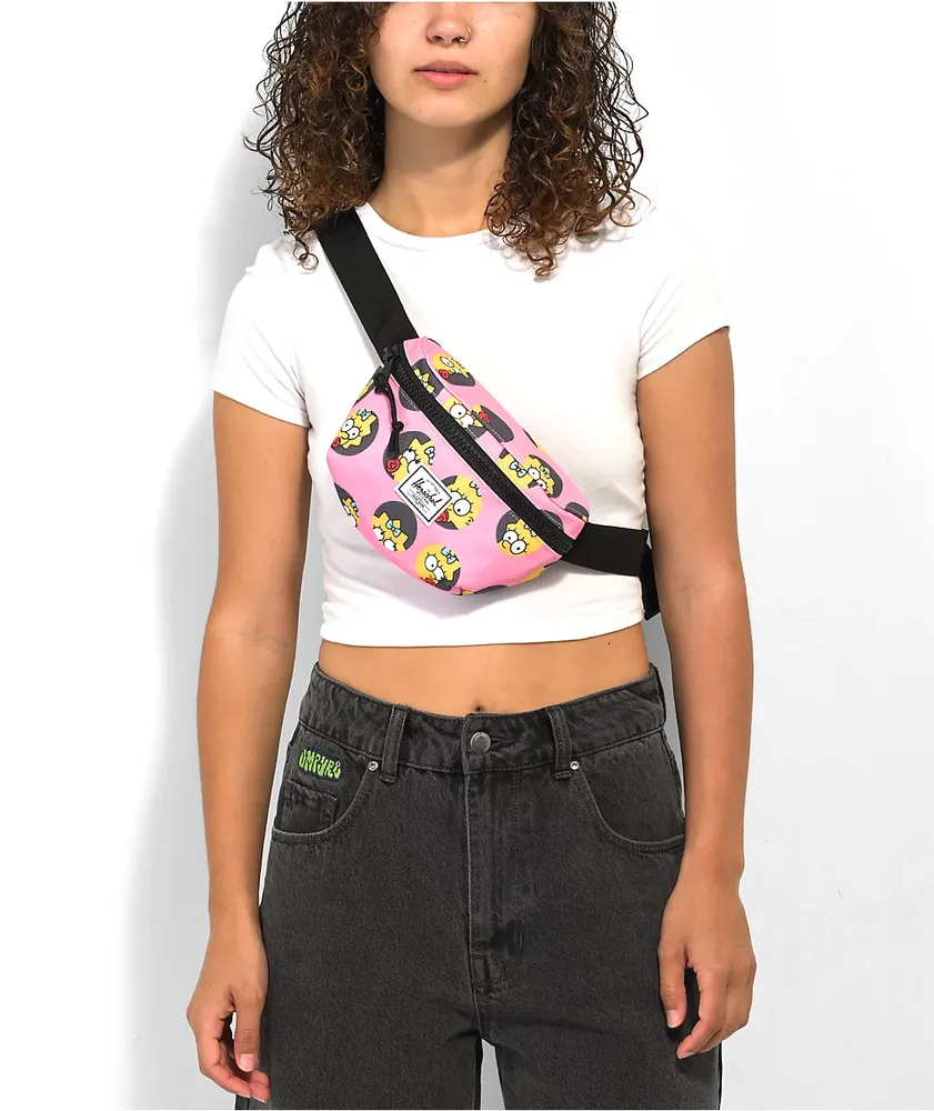Herschel Supply Co. x The Simpsons Maggie Fourteen Pink Fanny Pack
