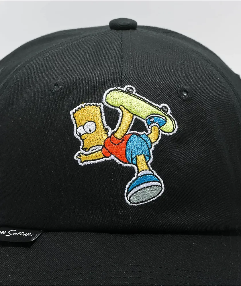 Herschel Supply Co. x The Simpsons Sylas Bart Black Strapback Hat