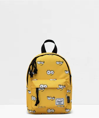 Herschel x The Simpsons Classic Lisa Simpson Yellow Mini Backpack