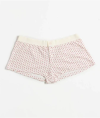 Hesperus Heart White Boxer Shorts