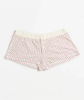 Hesperus Heart White Boxer Shorts