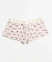 Hesperus Heart White Boxer Shorts