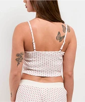 Hesperus Heart White Bralette