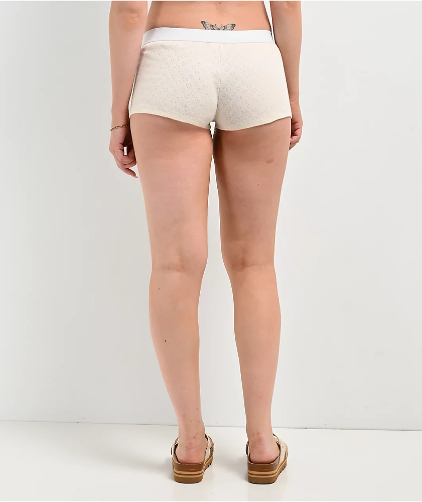 Hesperus Natural Pointelle Boyshort Underwear