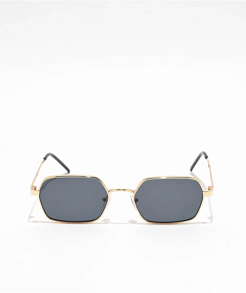 Hex Black & Gold Sunglasses