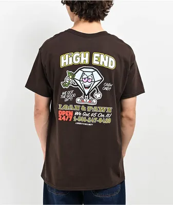 High & Mighty High End Brown T-Shirt