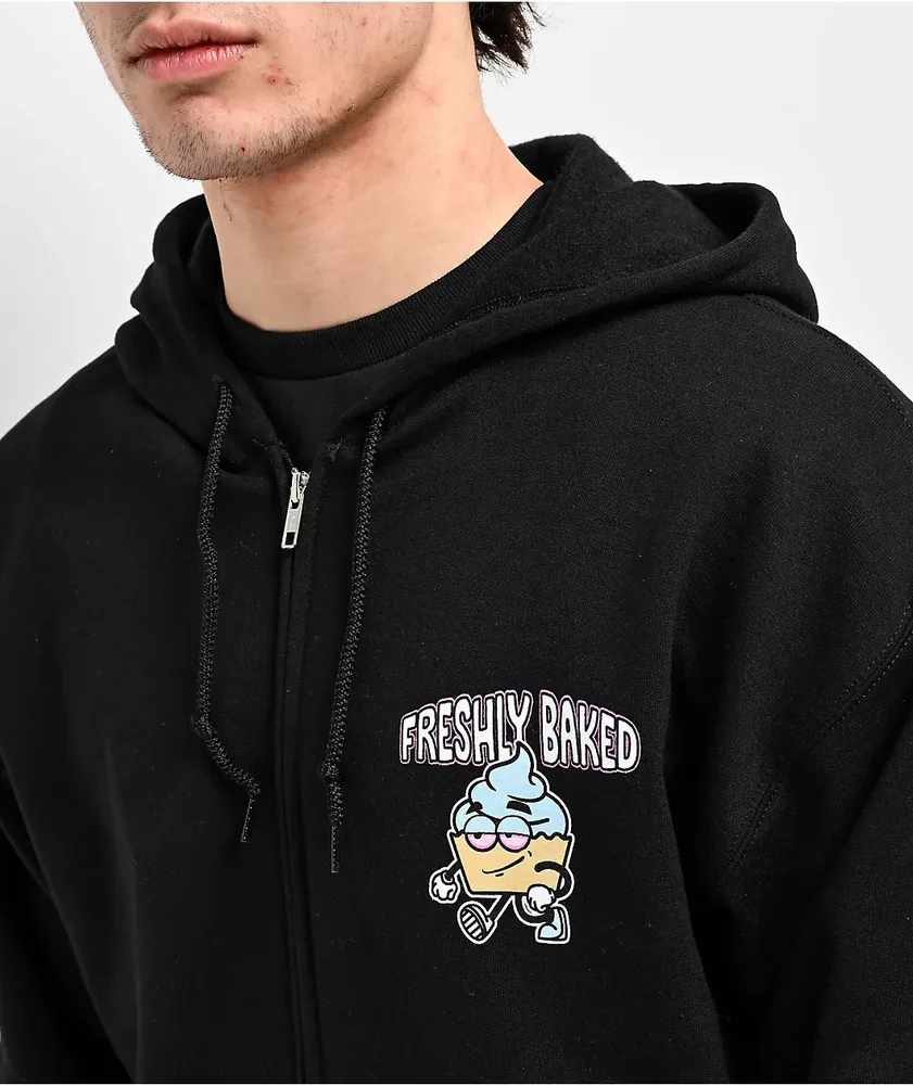 High & Mighty Too Sweet Black Zip Hoodie