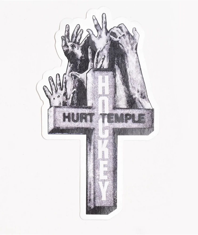 Hockey Hurt Temple Sticker