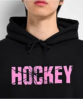 Hockey Shatter Black Hoodie